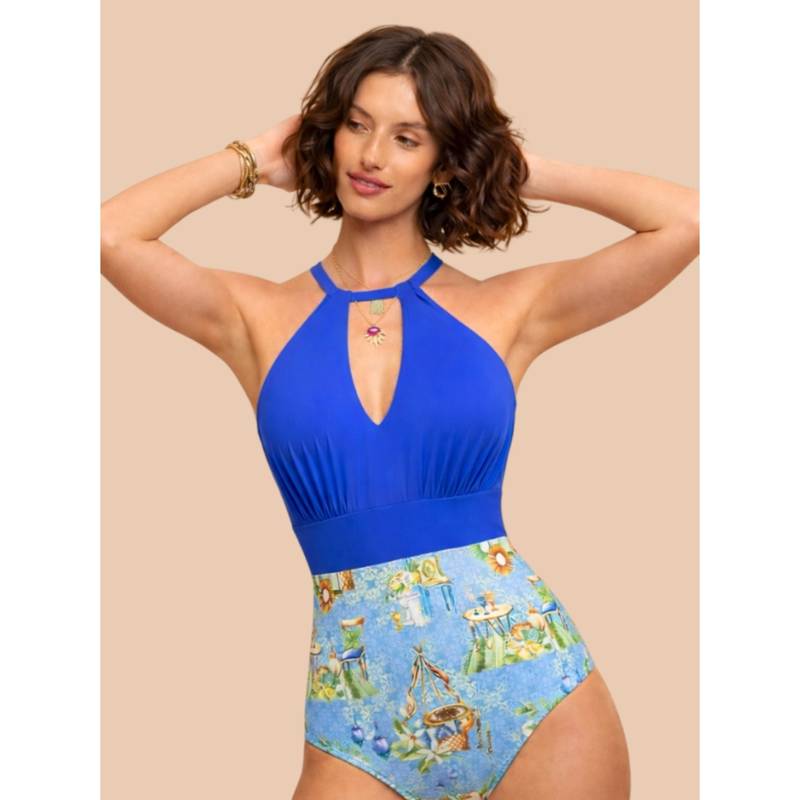 The Active Story Riviera Printed Swimsuit (XS)