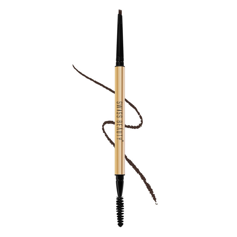 Swiss Beauty Micro Precision Eyebrow Pencil - 02 Deep Brown