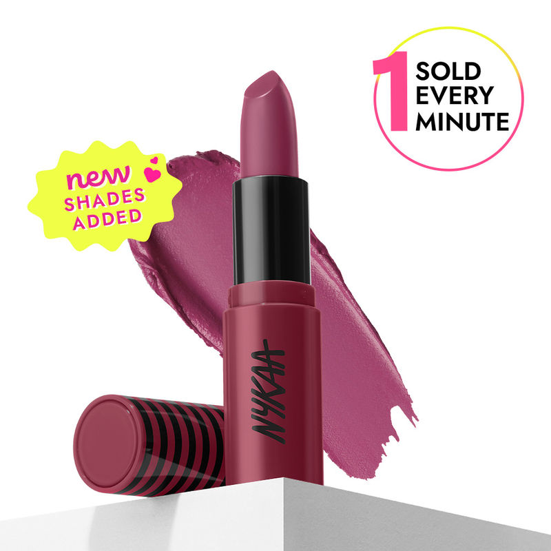 Nykaa Cosmetics So Creme! Creamy Matte Lipstick - Plum Luck