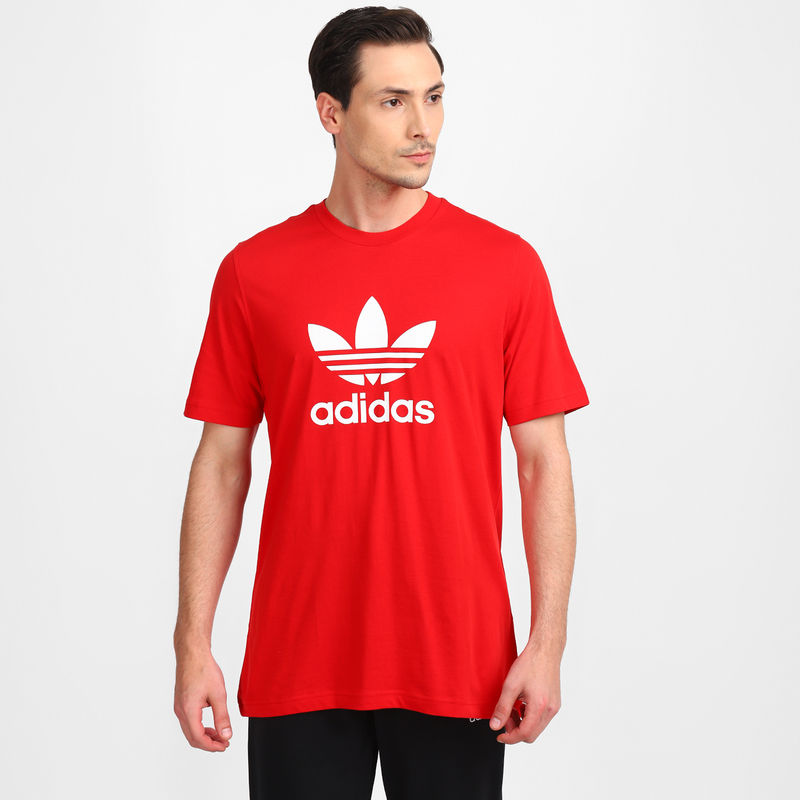 Adidas originals outlet t shirt red