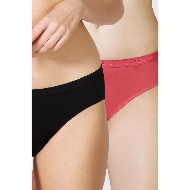 Van Heusen Women Pack of 2 Antibacterial & Flexi Stretch Bikini Panty - Assorted (S)