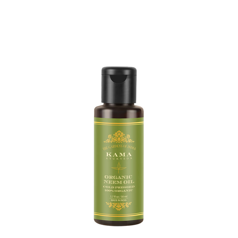 Kama Ayurveda Organic Cold Pressed Oil for Body & Hair with Neem - Mini