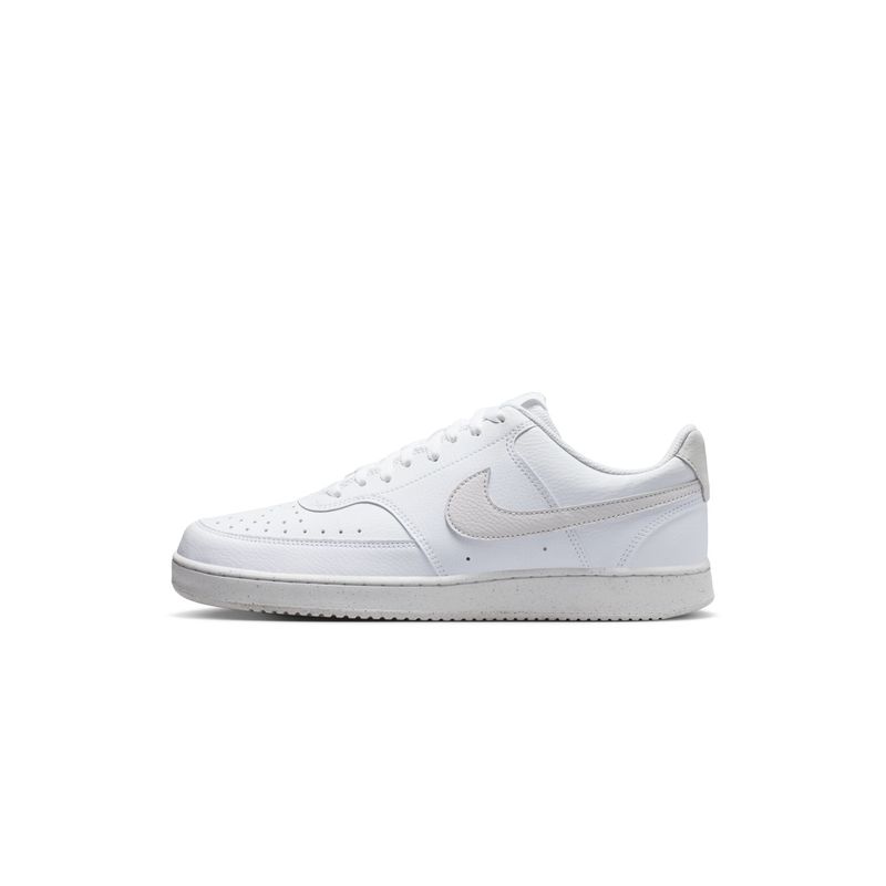 Nike Court Vision Low Next Nature Men White Basketball Shoes (UK 10)