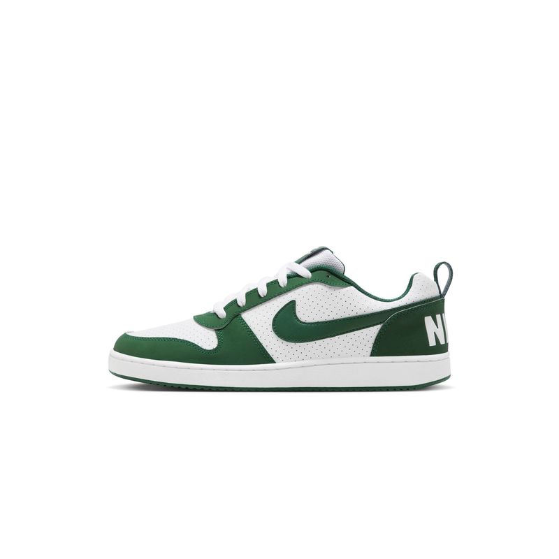Nike Court Borough Low Men Green Basketball Shoes (UK 6)