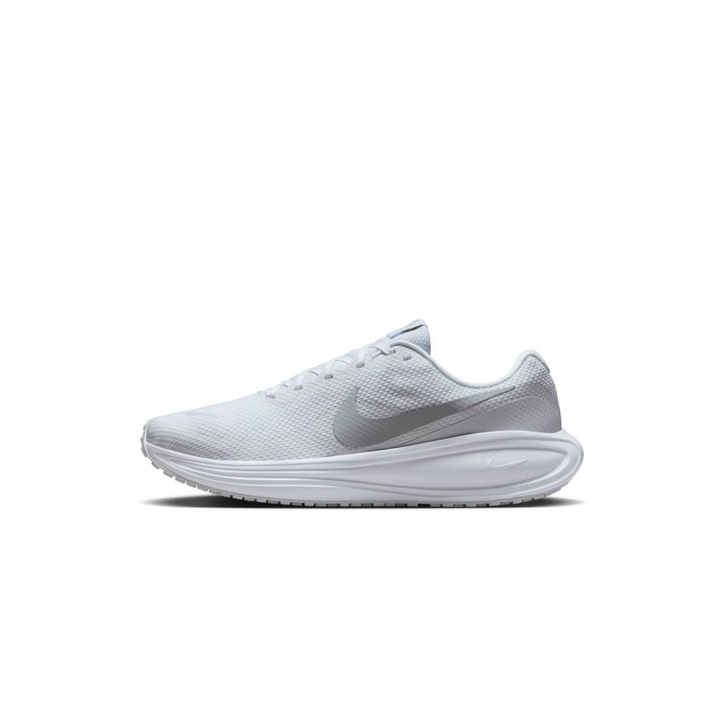 Nike Revolution 8 Men White Road Running Shoes (UK 9)