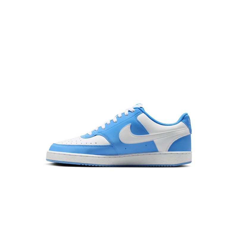 Nike Court Vision Low Men Blue Basketball Shoes (UK 8)