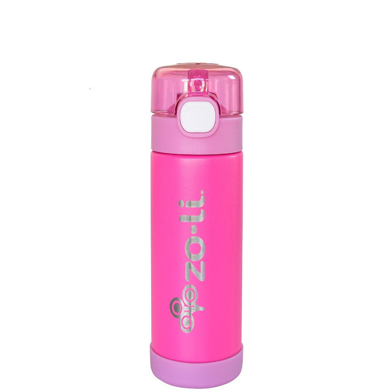 Zoli Pow Squeak Vacuum Insulated Straw Drink BottleHot Pink (One Size