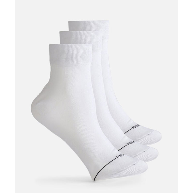 Forever 21 Solid White Crew Socks (Pack of 3) Buy Forever 21 Solid