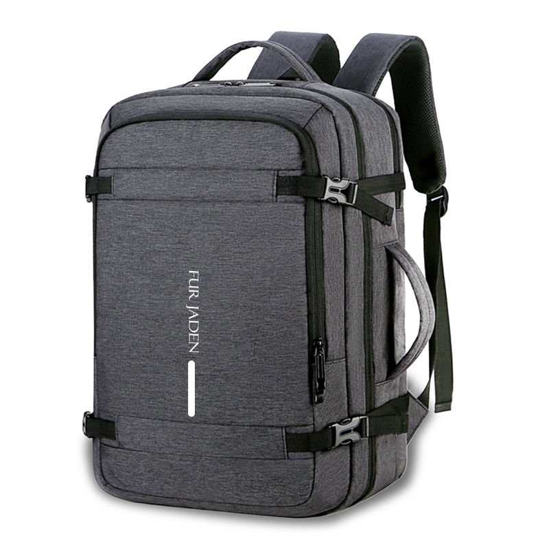Buy FUR JADEN Grey Weekender Travel Laptop Backpack With Anti