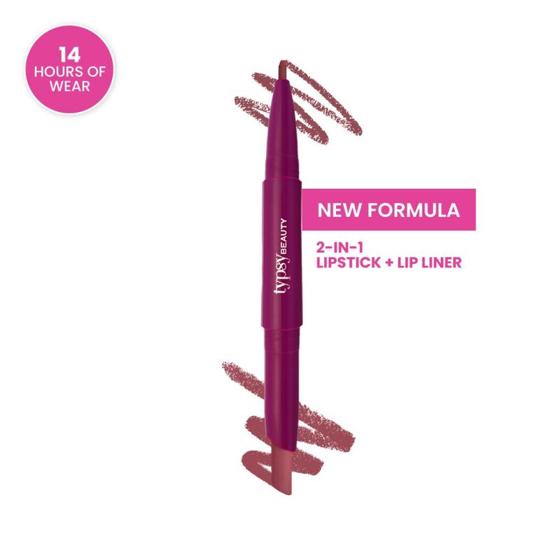 Typsy Beauty Twist & Pout Lipstick And Lip Liner - Swipe Right 10