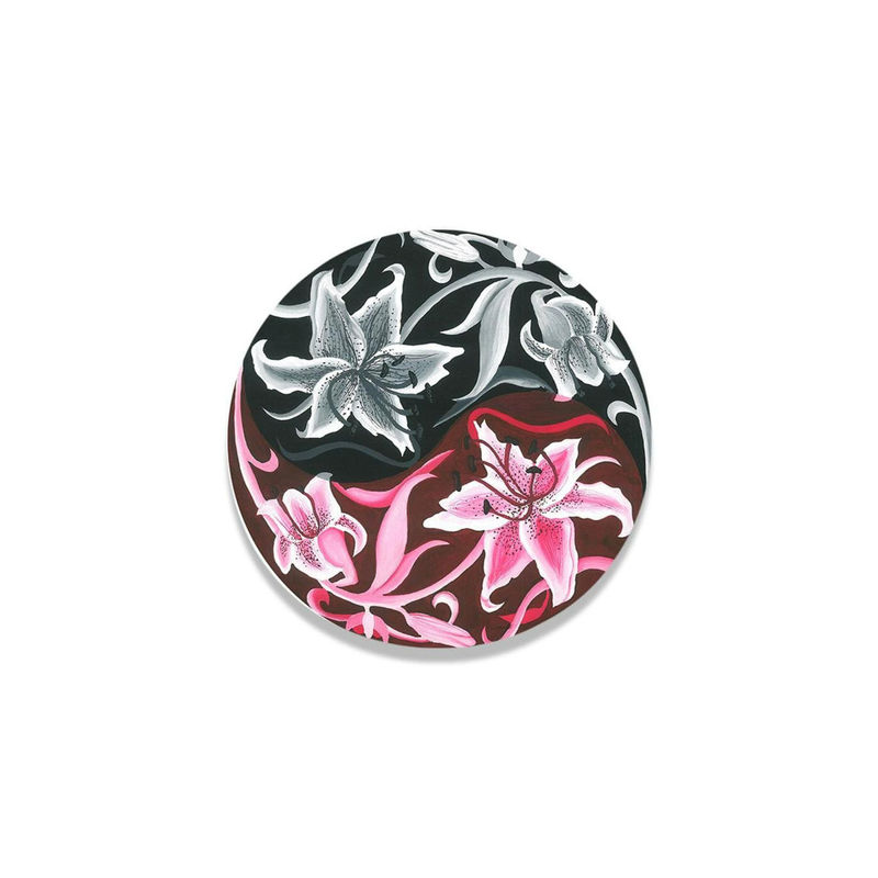 The Artment Yin And Yang Lily Canvas Matte Finish Multi (Medium)