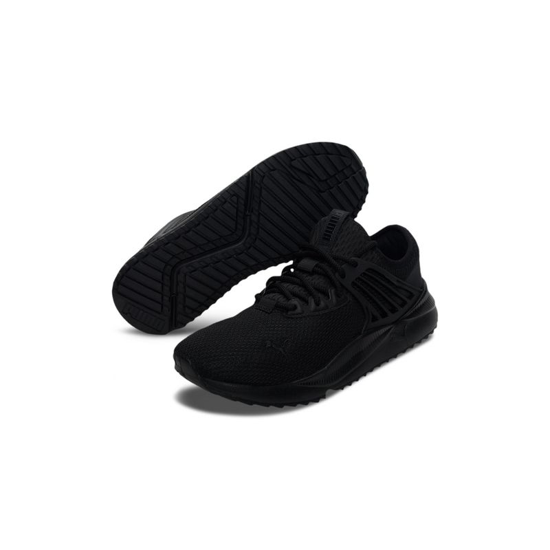 Puma Pacer Future Unisex Black Running Shoes (UK 7)