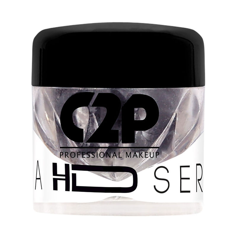C2P Pro HD Loose Precious Eye Shadow Pigment Long-Lasting Shimmer for Face Body - Black Diamond 241