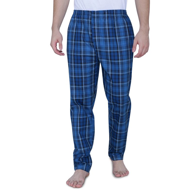 RENZ Super Combed Cotton Carbon Finish Twill Checks Pyjama (S)