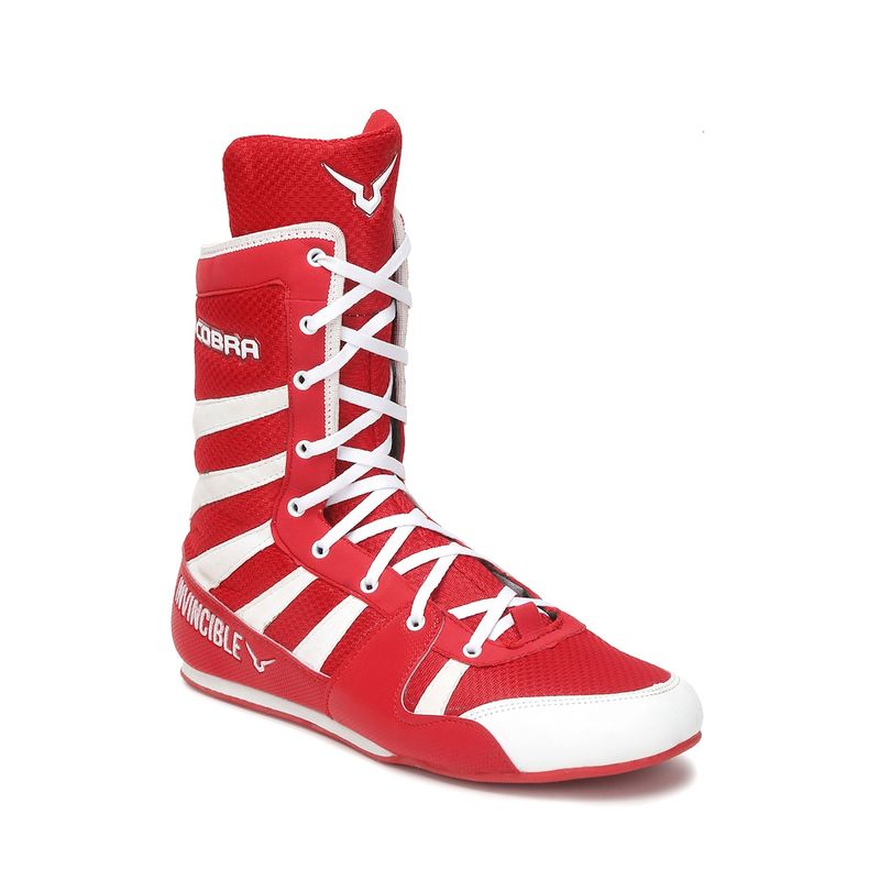INVINCIBLE Red Cobra Boxing Shoes (UK 6)