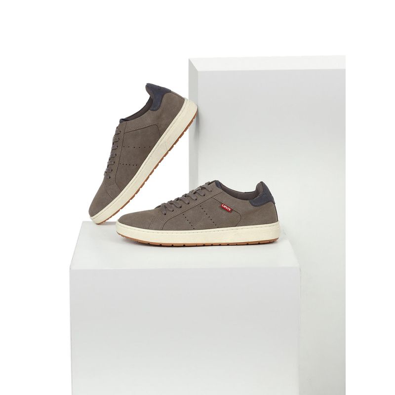 Levi's Mens Grey Solid Sneakers (UK 8)