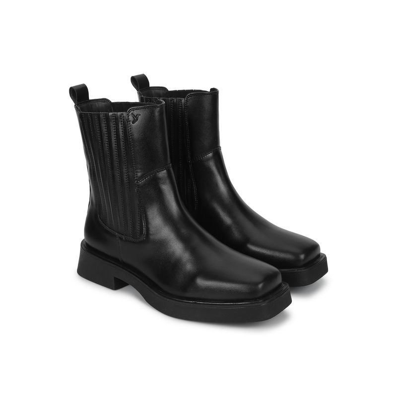 Yoho Women High Chelsea Boots - Black (UK 3)