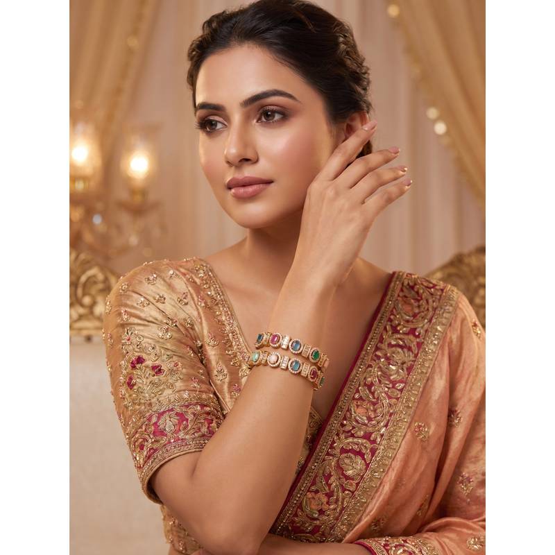 Nuyug Rangmahal Baguette Bangles (2.2)