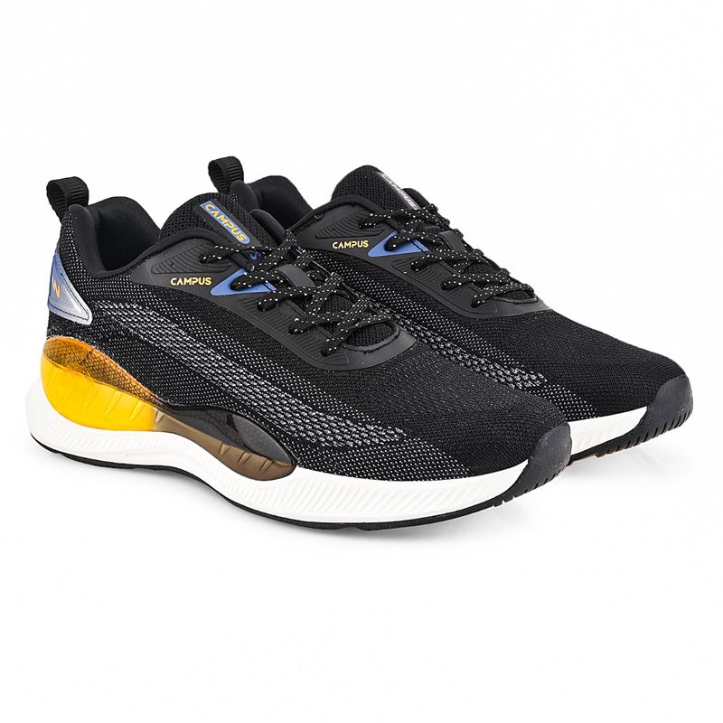 Buy Campus Again Black Men Running Shoes Online