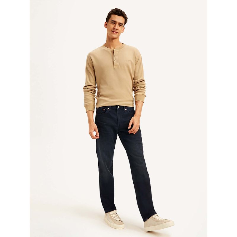 Levi's Men Slim Fit Navy Blue Jeans (30)