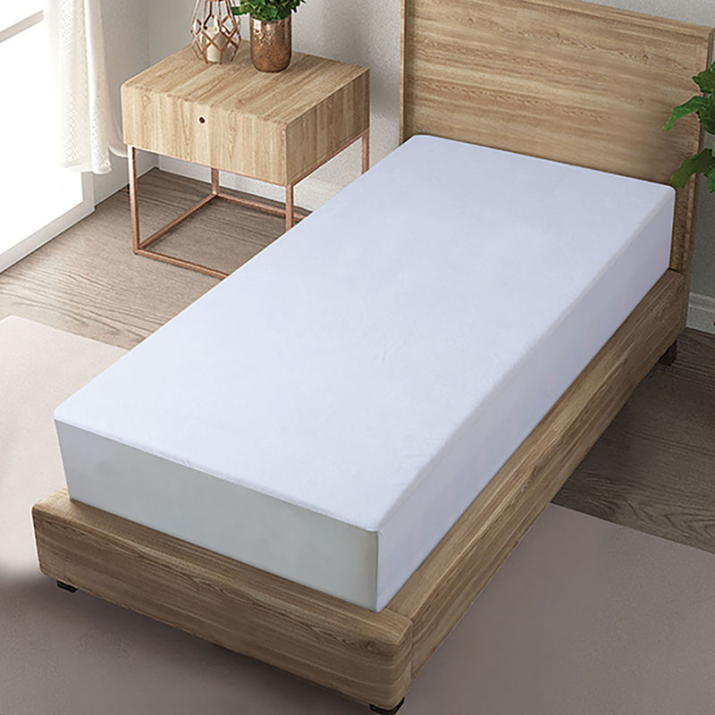 MEMOIR Terry Shield Mattress Cover (White) (78 x 36 inch)
