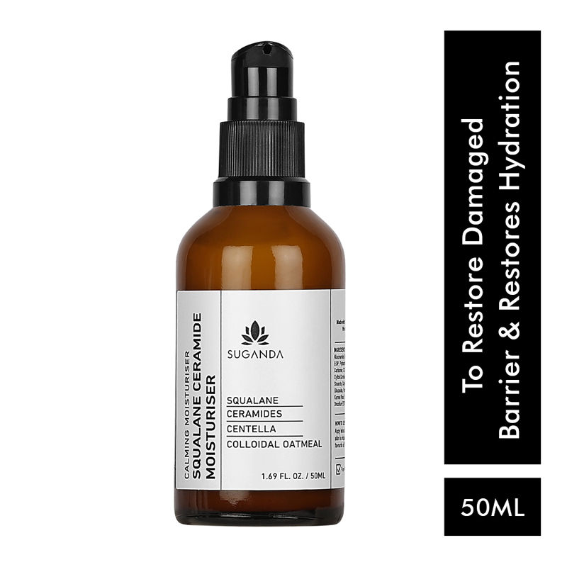 Suganda Squalane Ceramide Moisturizer for Damaged Skin Barrier