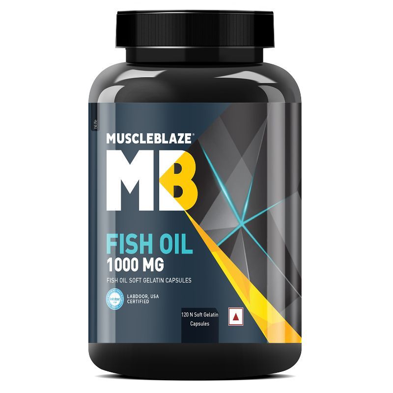 MuscleBlaze Omega 3 Fish Oil 1000 Mg