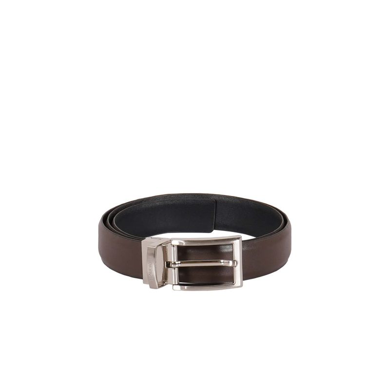 Hidesign Brown & Black Genuine Leather Reversible Mens Belt (38-40)