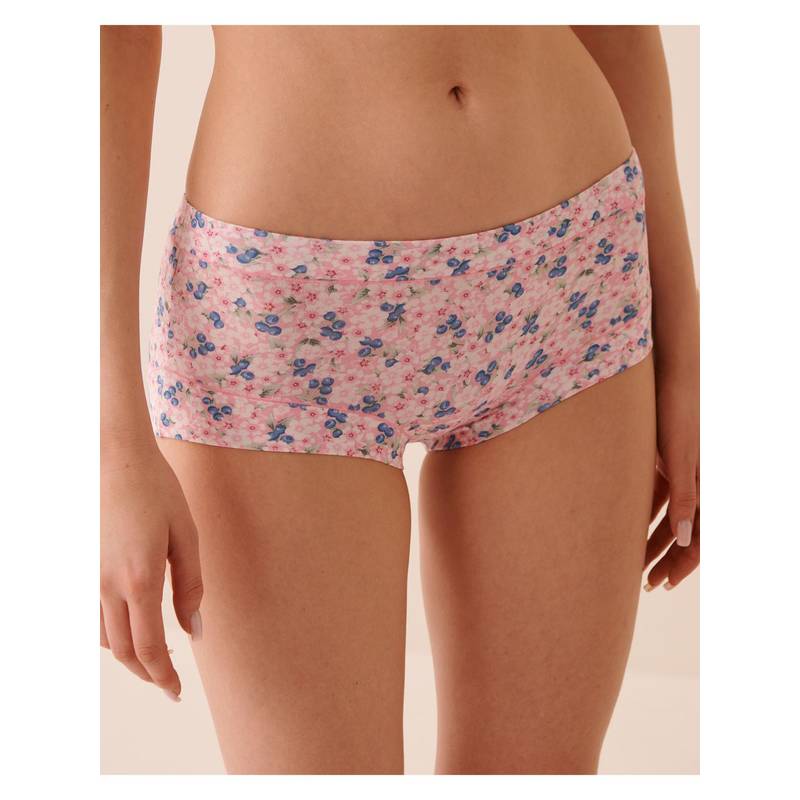 La Vie En Rose Pink Seamless Boyshort Panty (S)