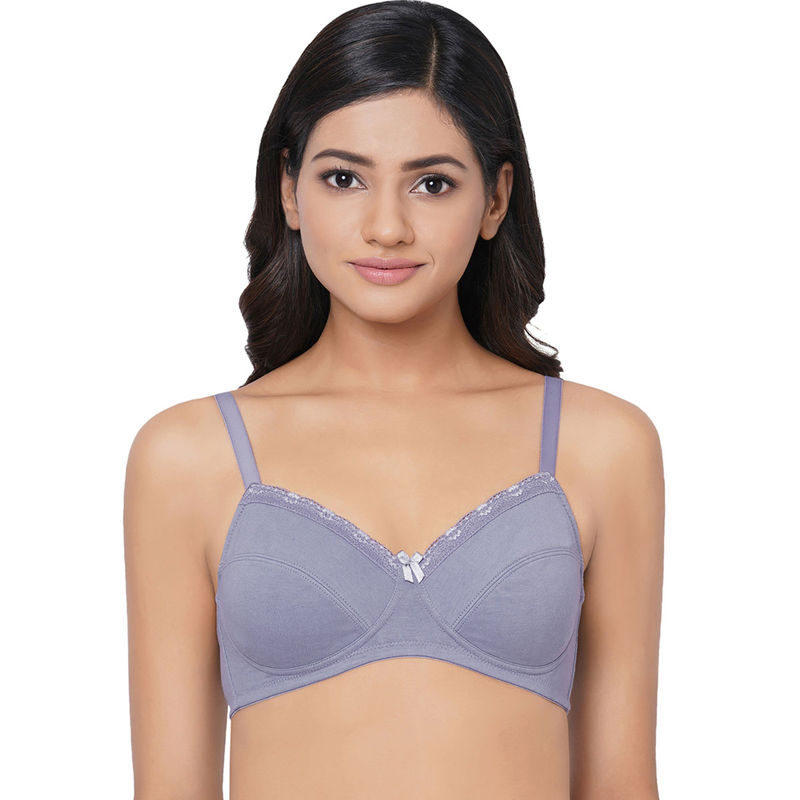Essentials Non Padded Non Wired Full Cup Comfortable Everyday Comfort Bra (40B)