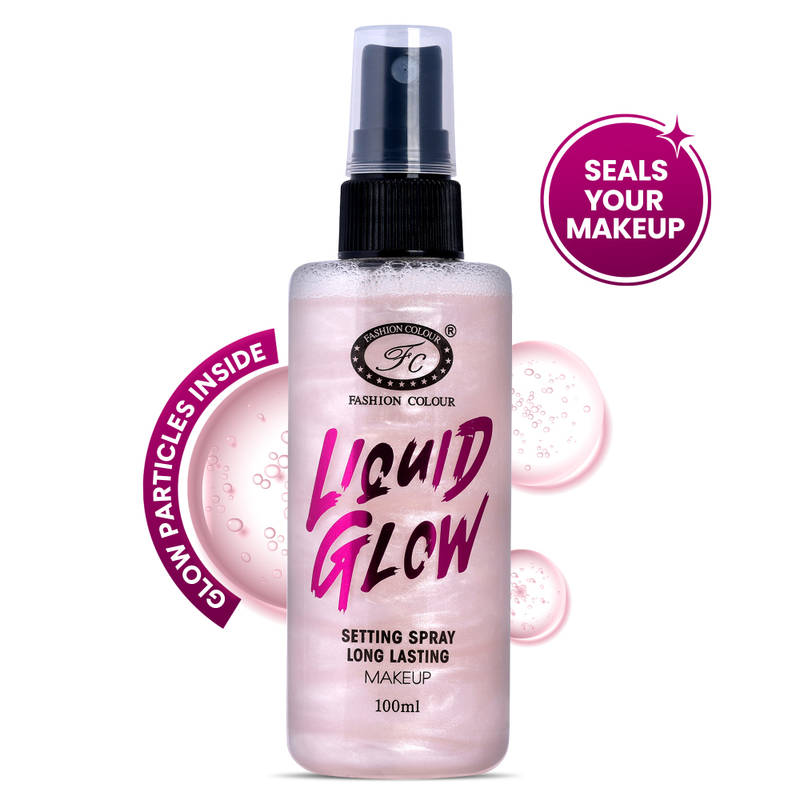 FASHION COLOUR Liquid Glow Setting Spray - Rose