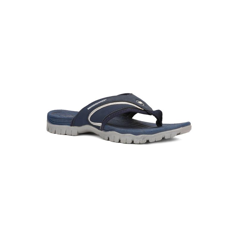 Weinbrenner Solid Blue Flip Flops (UK 6)