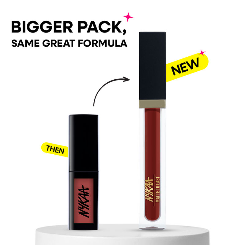Nykaa Matte To Last ! Transferproof Liquid Lipstick - Kashi - 19