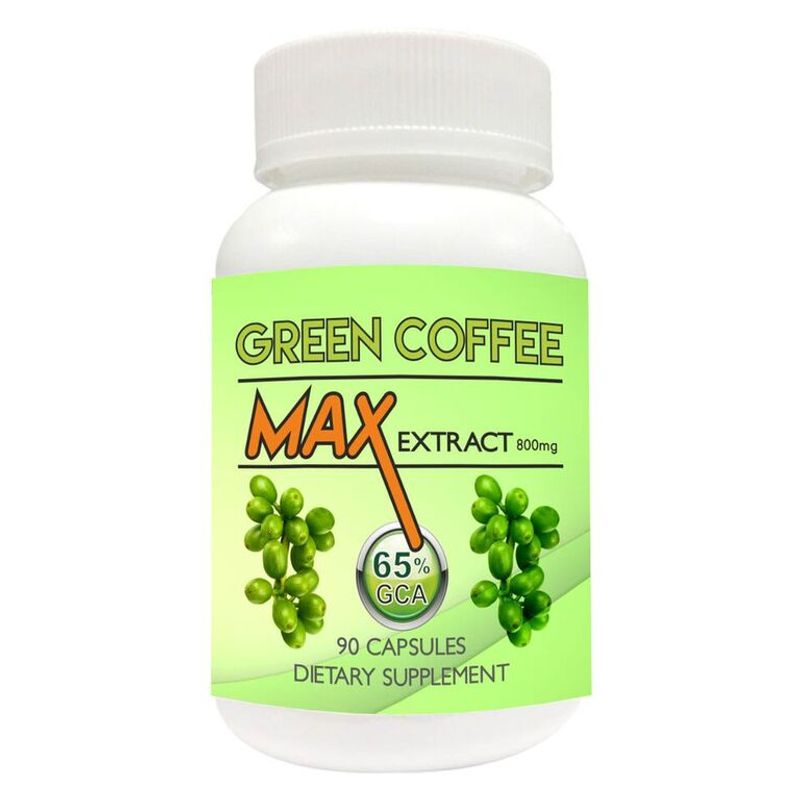Nutravigour Green Coffee Max Extract Chlorogenic Acid (GCA) 800mg Vegetarian 90 Capsules