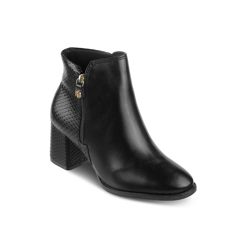 MODARE Black Block Heel Boots (EURO 37)