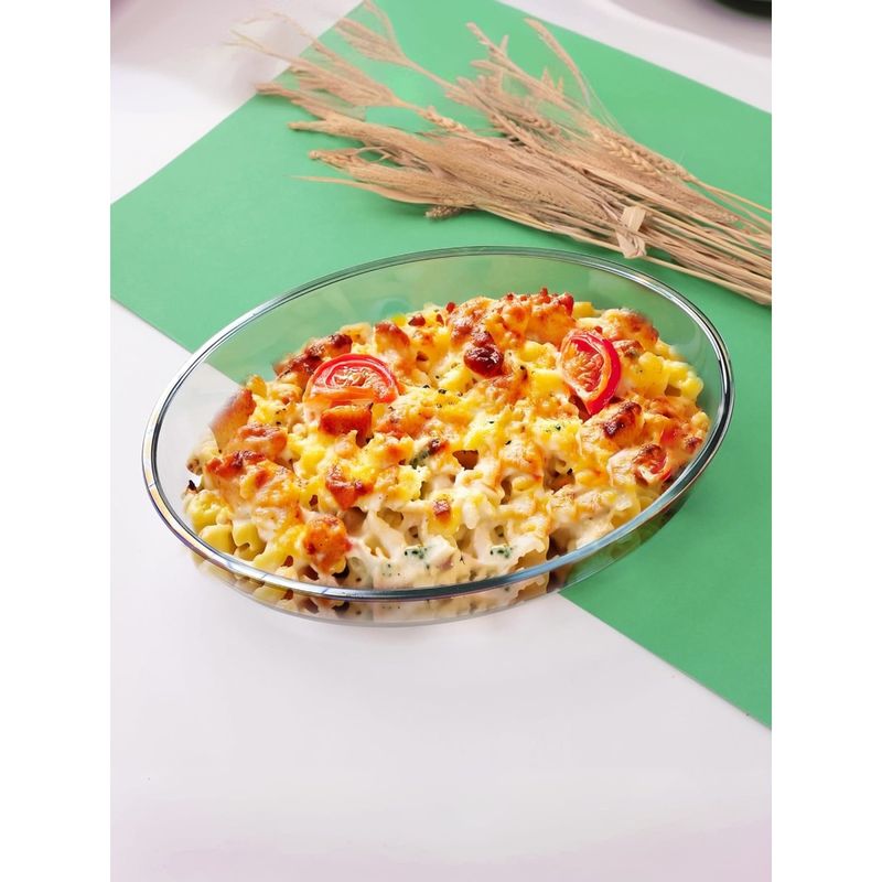 The Better Home Borosilicate Baking Dish Oval Iridescent (700ml)