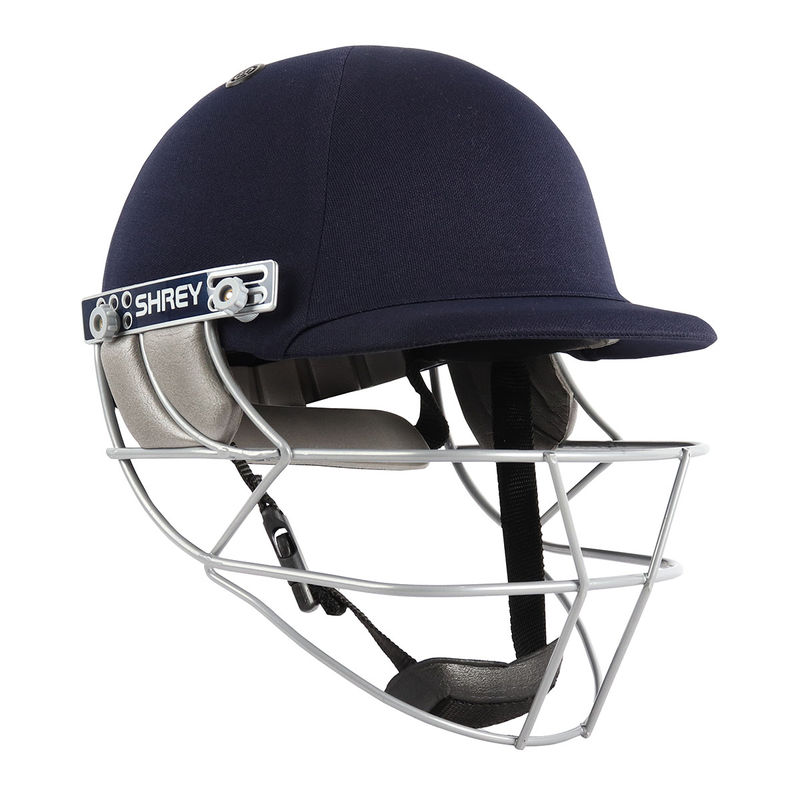 Shrey Match 2.0 Steel-Navy Cricket Helmet (L)