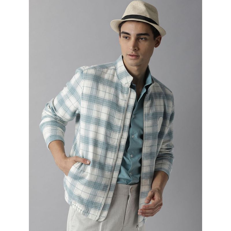 Buy RARE RABBIT Off White Casual Jacket Online