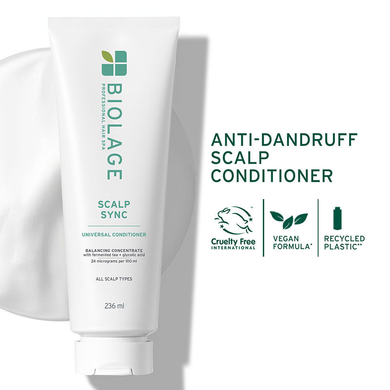 Biolage Scalp Sync Universal Conditioner with Glycolic acid & Fermented tea