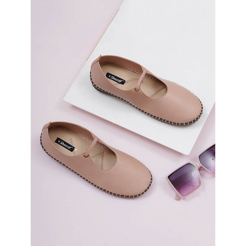 Sherrif Shoes Women's Ballerina Flats Stylish and Comfortable Slip-On Bellies (EURO 40)