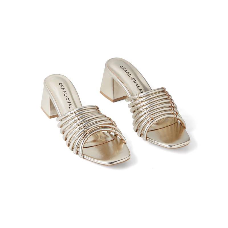Chaal Chalan Aanvi Block Heel Sandals (UK 3)