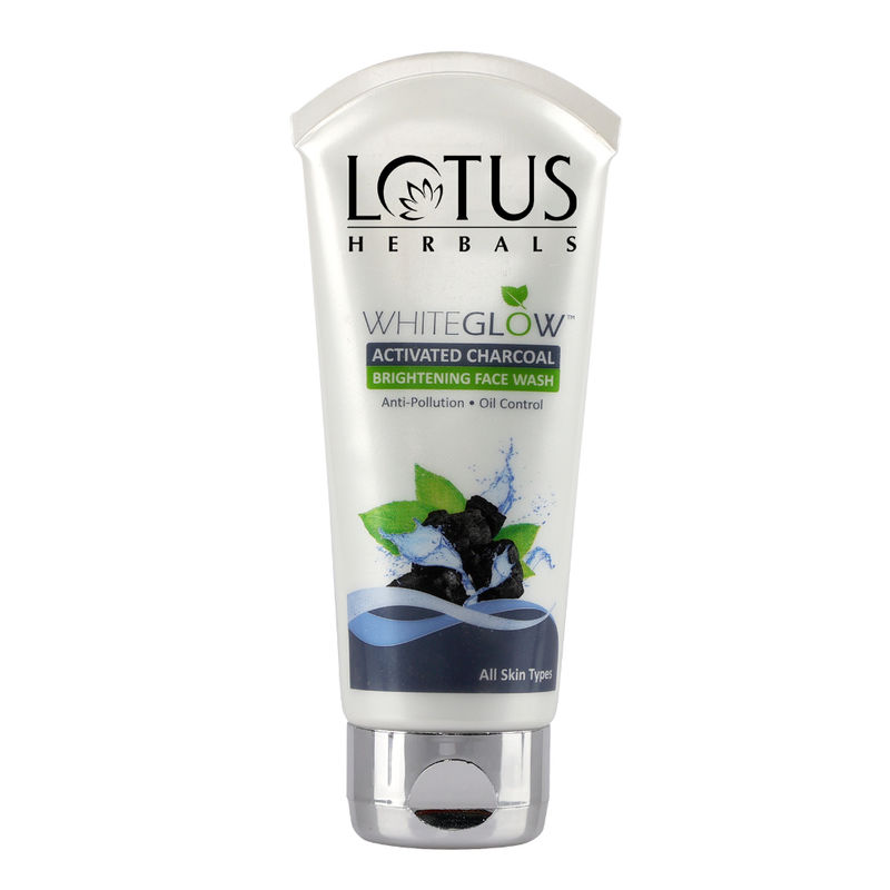 Lotus Herbals Whiteglow Activated Charcoal Brightening Face Wash: Buy ...
