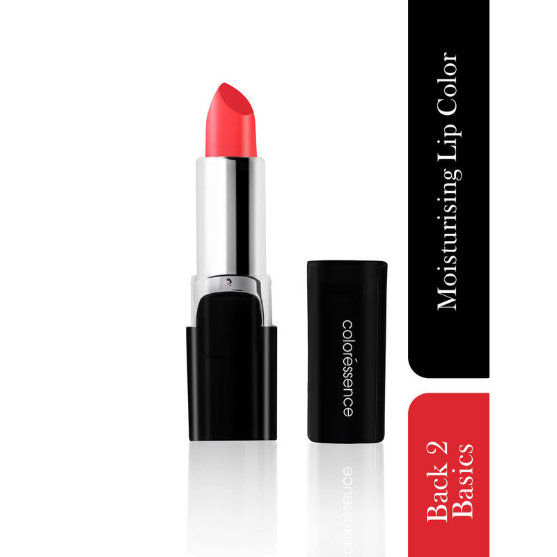 Coloressence Moisturising Lip Color Satin Finish Long Stay Waterproof Lipstick - Back 2 Basics