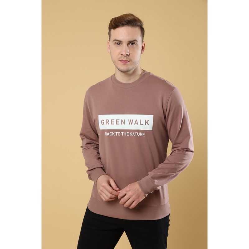 MELVIN JONES Green Walk From Brown Earth Sweatshirt (M)