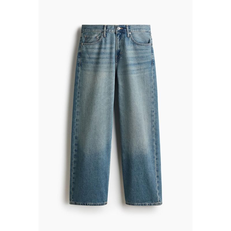H&M Men Blue Loose Straight Jeans (28/30)