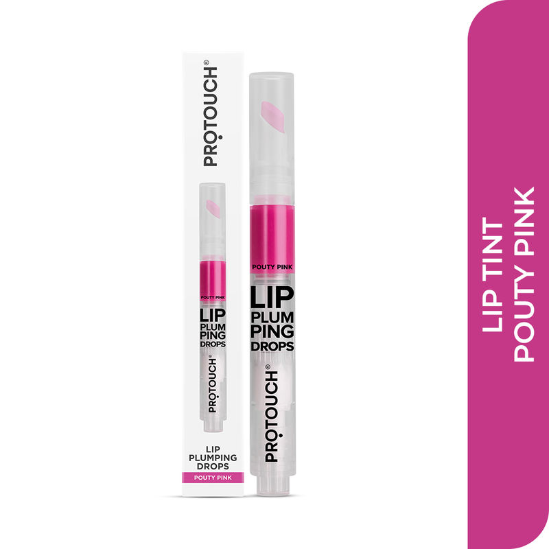 PROTOUCH Lip Plumping Tint with Grapeseed Extracts, Fuller Lips and Long Lasting (Pink)