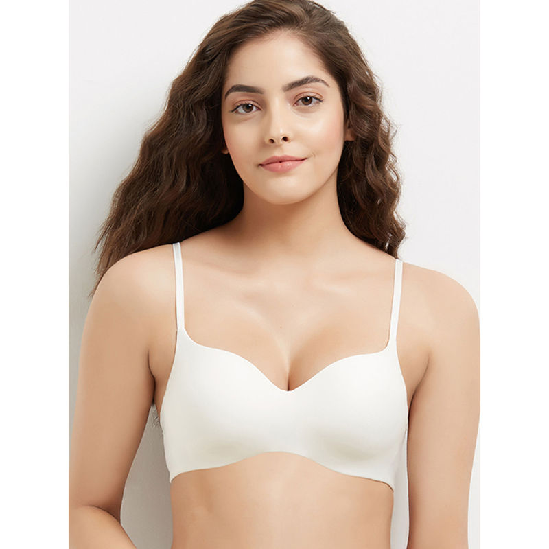 Wacoal Basic Mold Padded Non-Wired 3/4Th Cup Everyday T-Shirt Bra - Cream (36A)