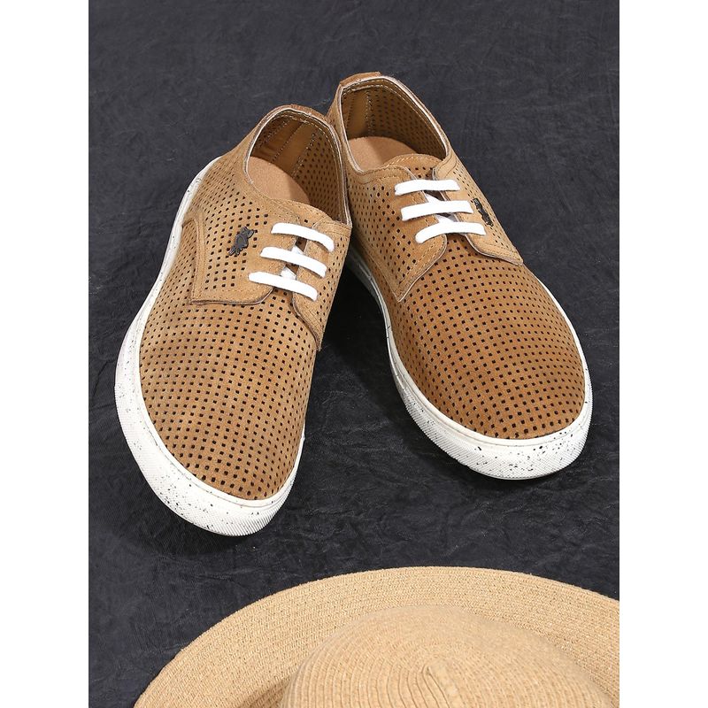 BUCKAROO RX1 Suede Leather Tan Casual Shoes (UK 7)