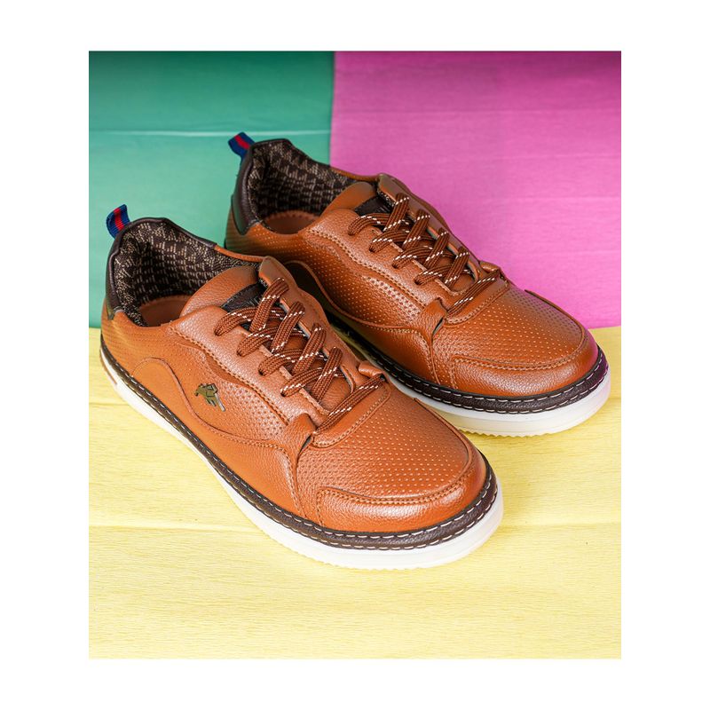 Jaripeo by BUCKAROO Glor Vegan Tan Sneakers (EURO 40)