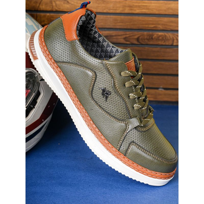 Jaripeo by BUCKAROO Glor Vegan Olive Sneakers (EURO 40)